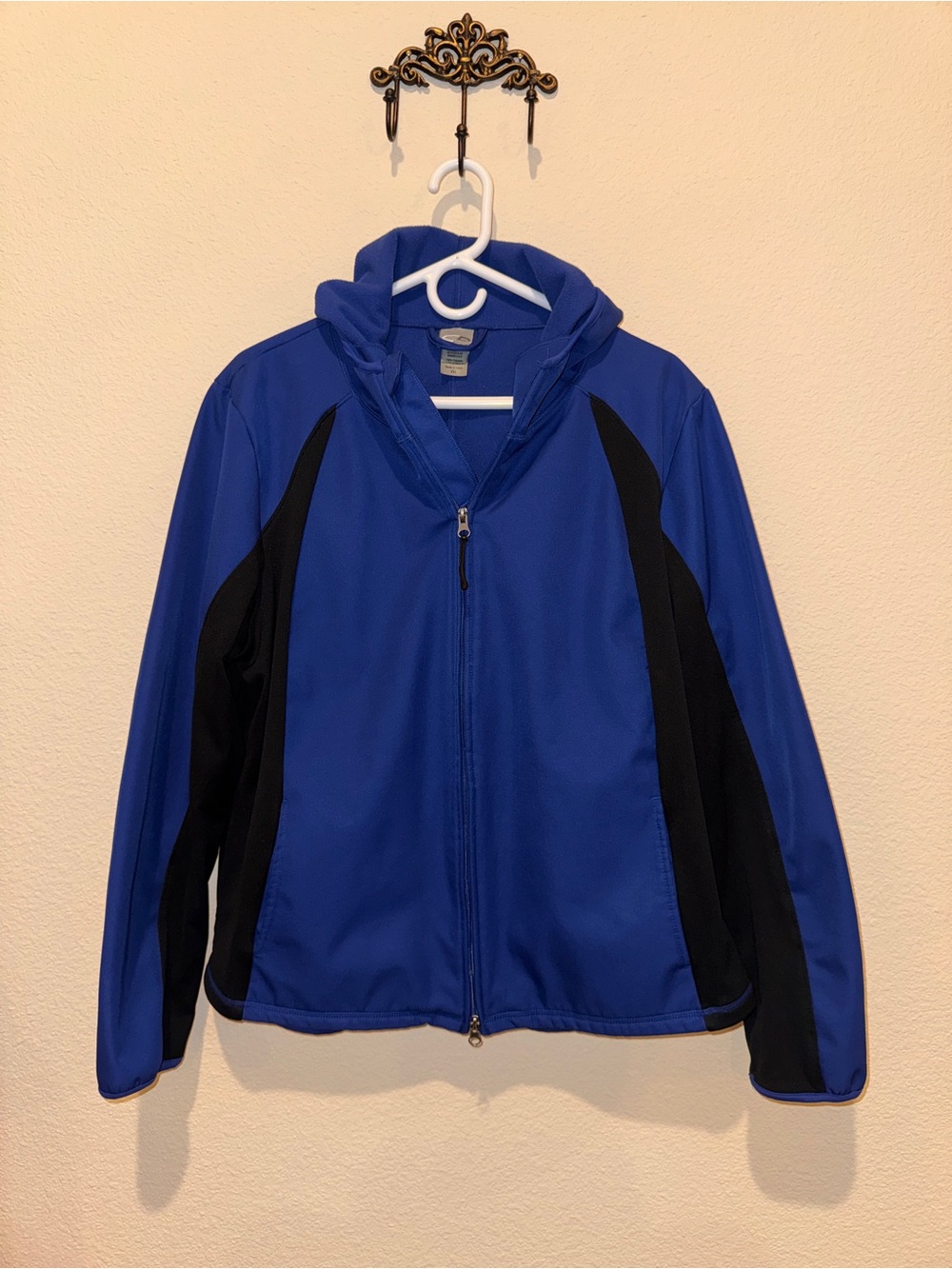 Men’s Champion XXL Blue & Black Hooded Lightweight Jacket